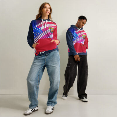 Garcia Sports Shop "6 7" USA Unisex Cotton Hoodie