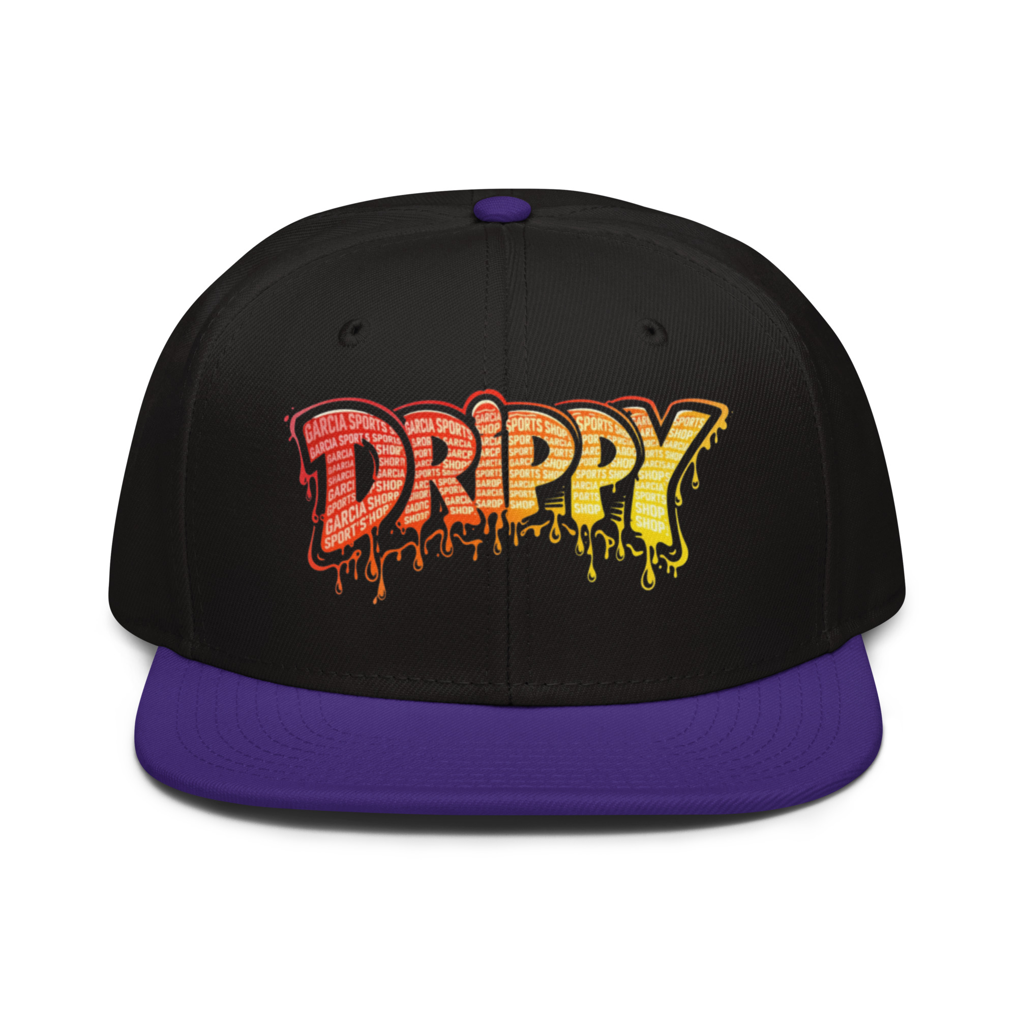 Garcia Sports Shop "Colored Drippy" Snapback Hat - Image 3