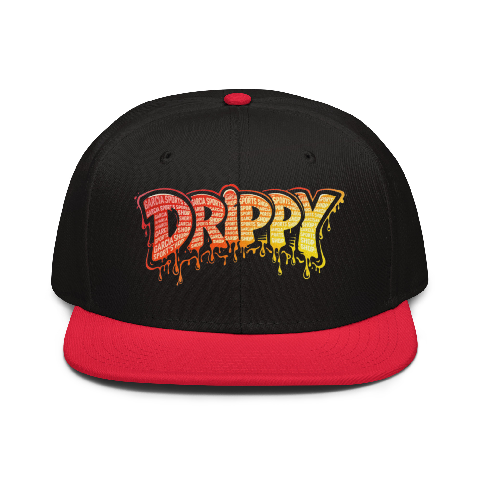 Garcia Sports Shop "Colored Drippy" Snapback Hat - Image 4