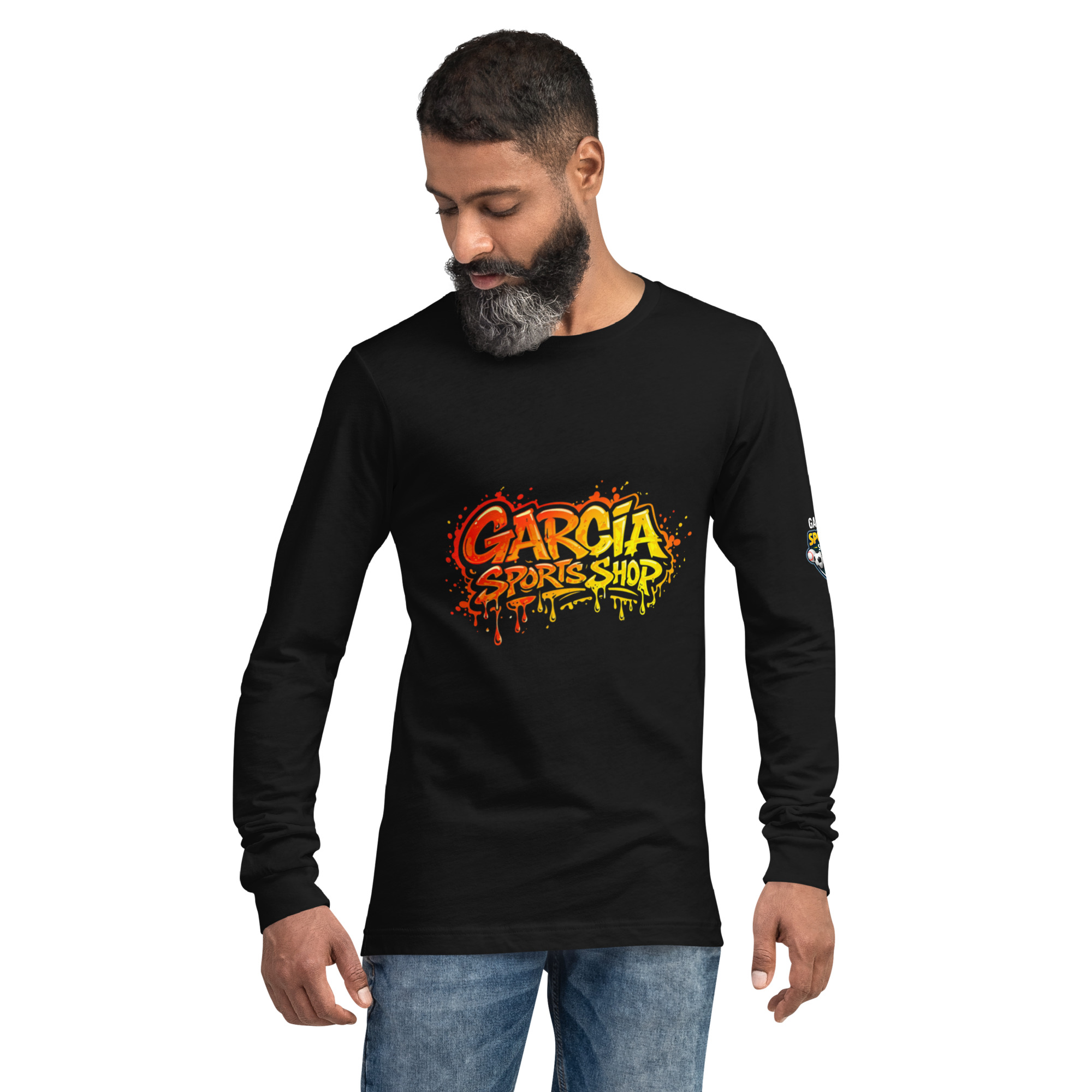 Garcia Sports Shop "Graffiti Ghost" Unisex Long Sleeve Tee - Image 2