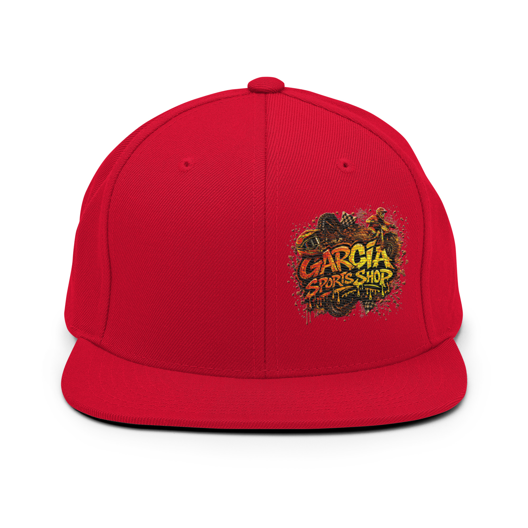 Garcia Sports Shop Moto Merch Snapback Hat - Image 12