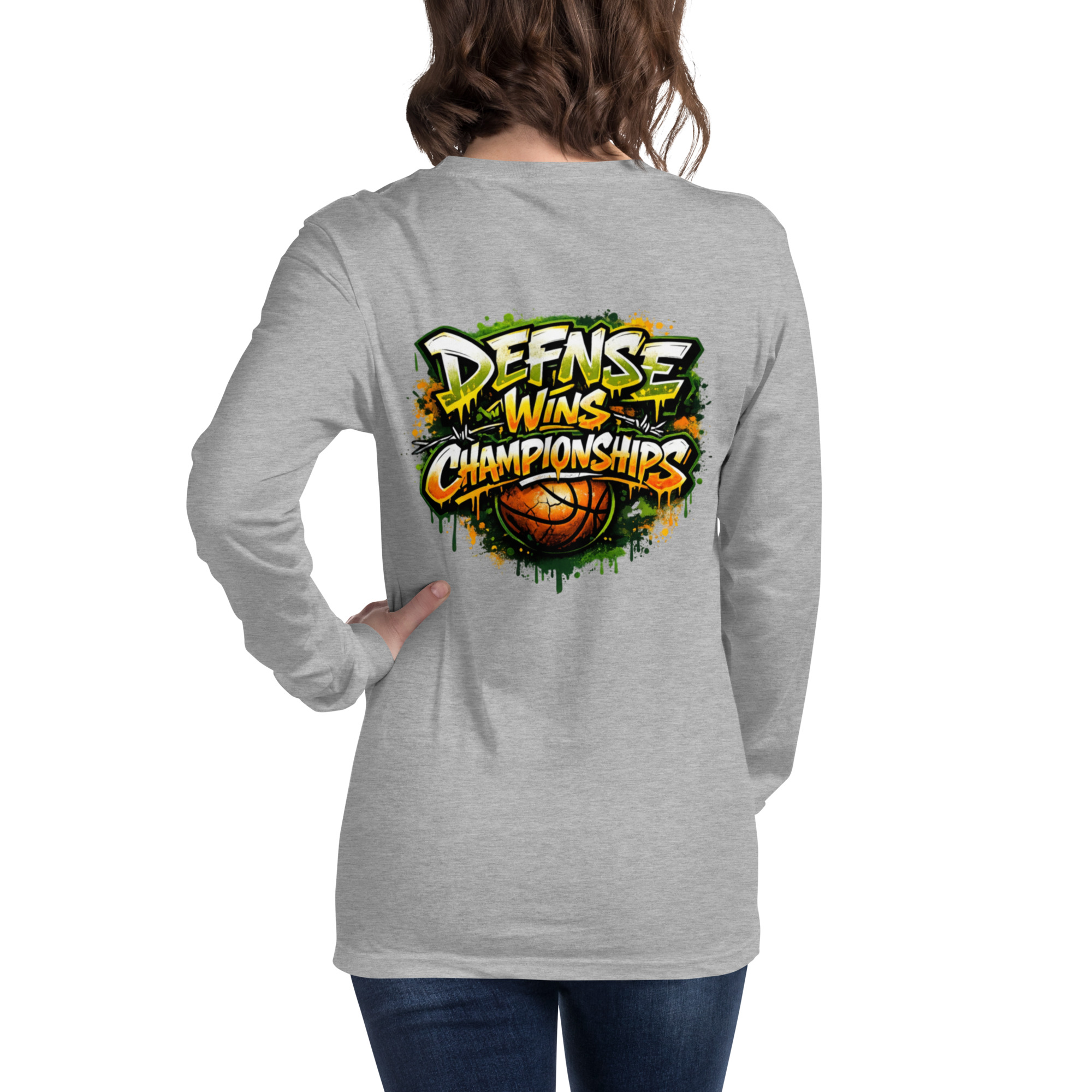 Garcia Sports Shop Basketball Logo Unisex Long Sleeve Tee - Image 24