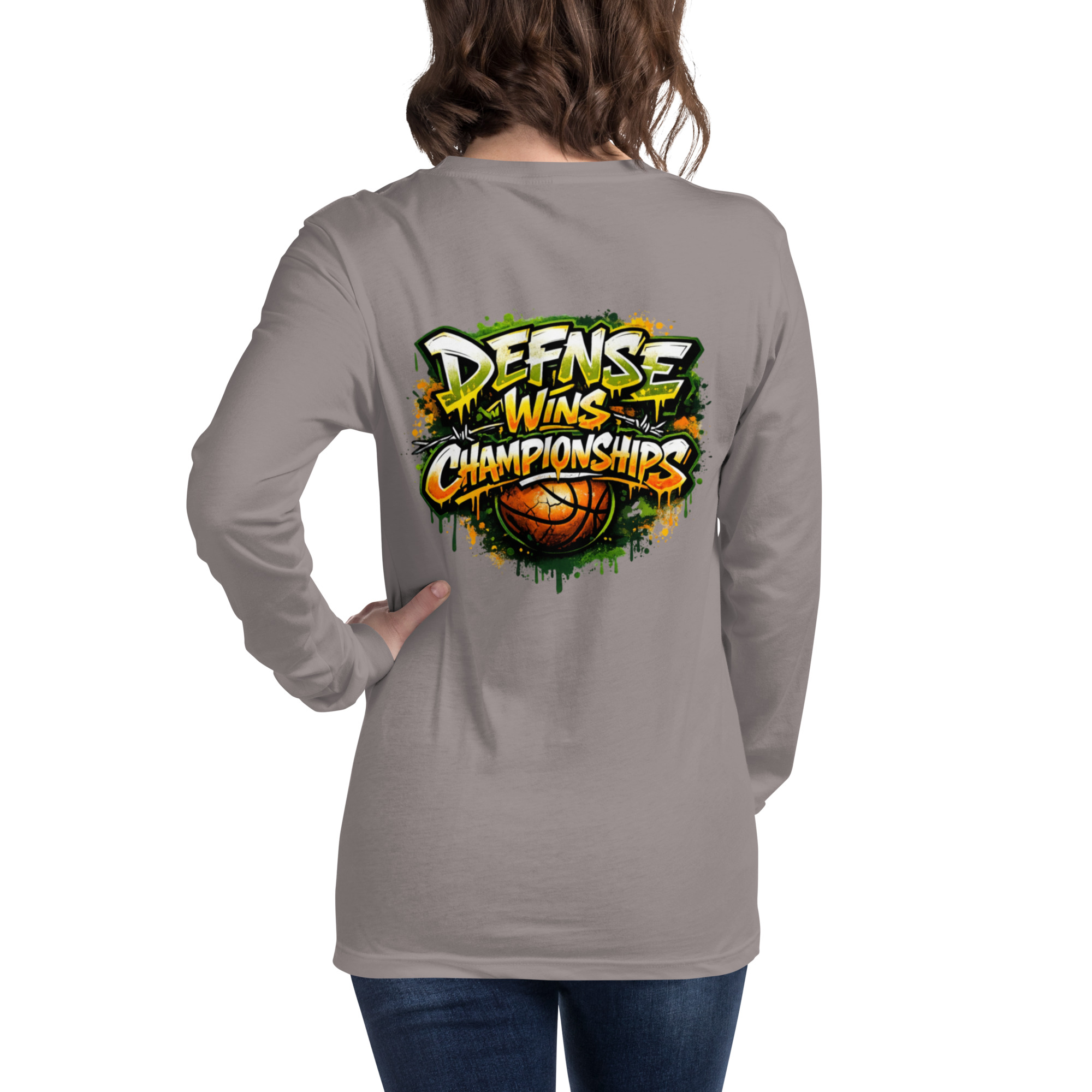 Garcia Sports Shop Basketball Logo Unisex Long Sleeve Tee - Image 23