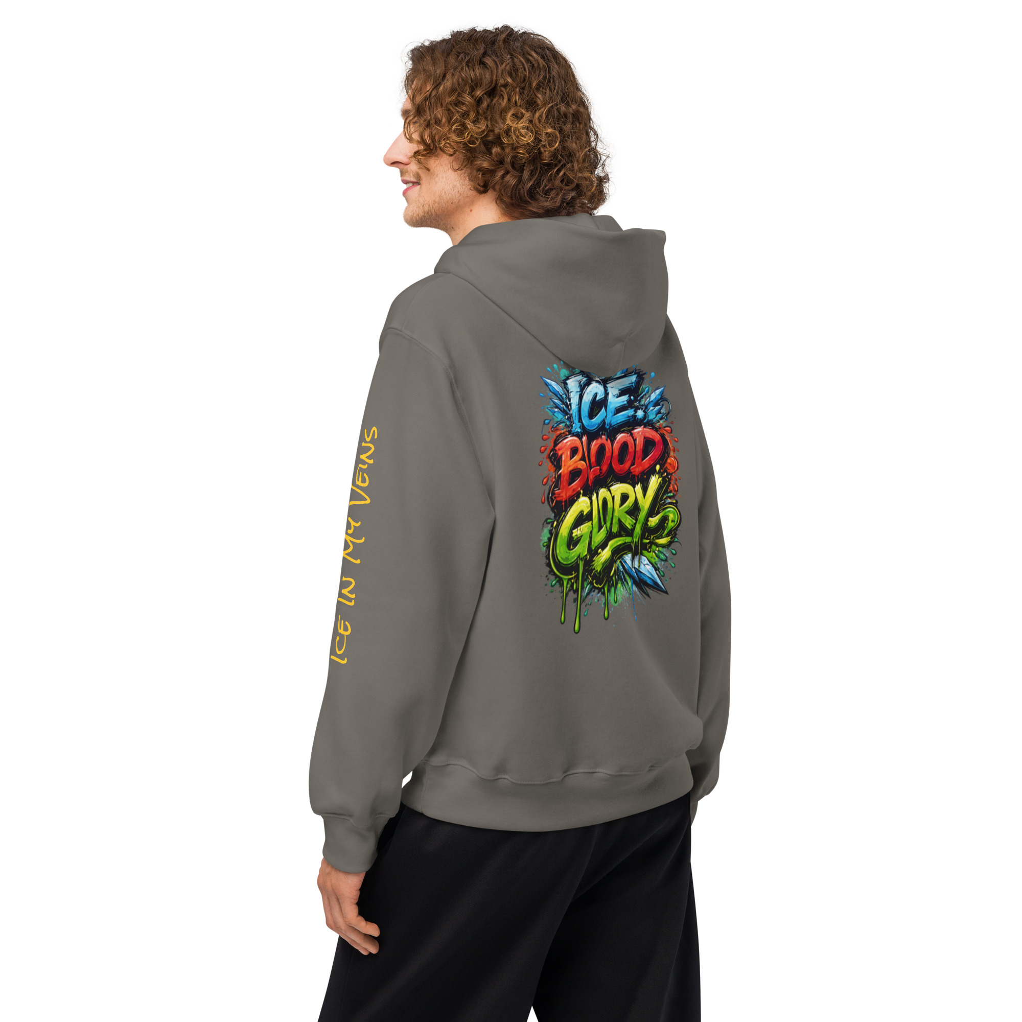 Garcia Sports Shop Hockey Logo Heavyweight Hoodie - Image 9