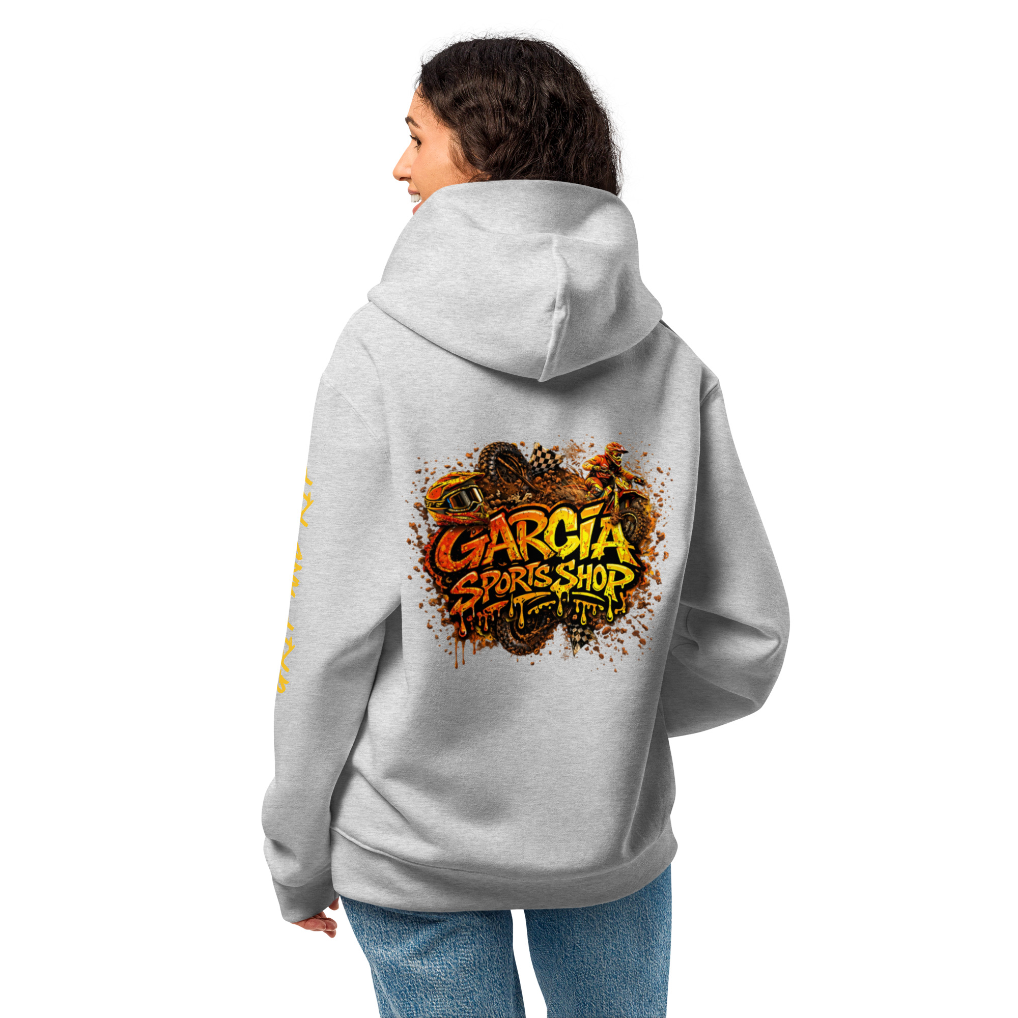 Garcia Sports Shop Motocross Heavyweight Hoodie - Image 3