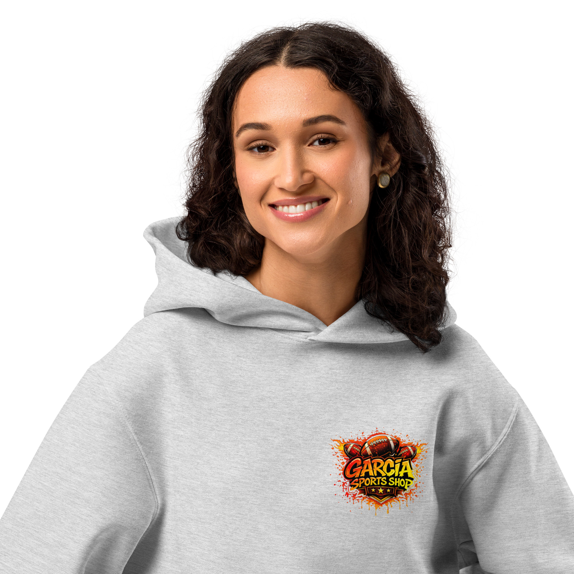 Garcia Sports Shop Football Logo Heavyweight Hoodie - Image 19