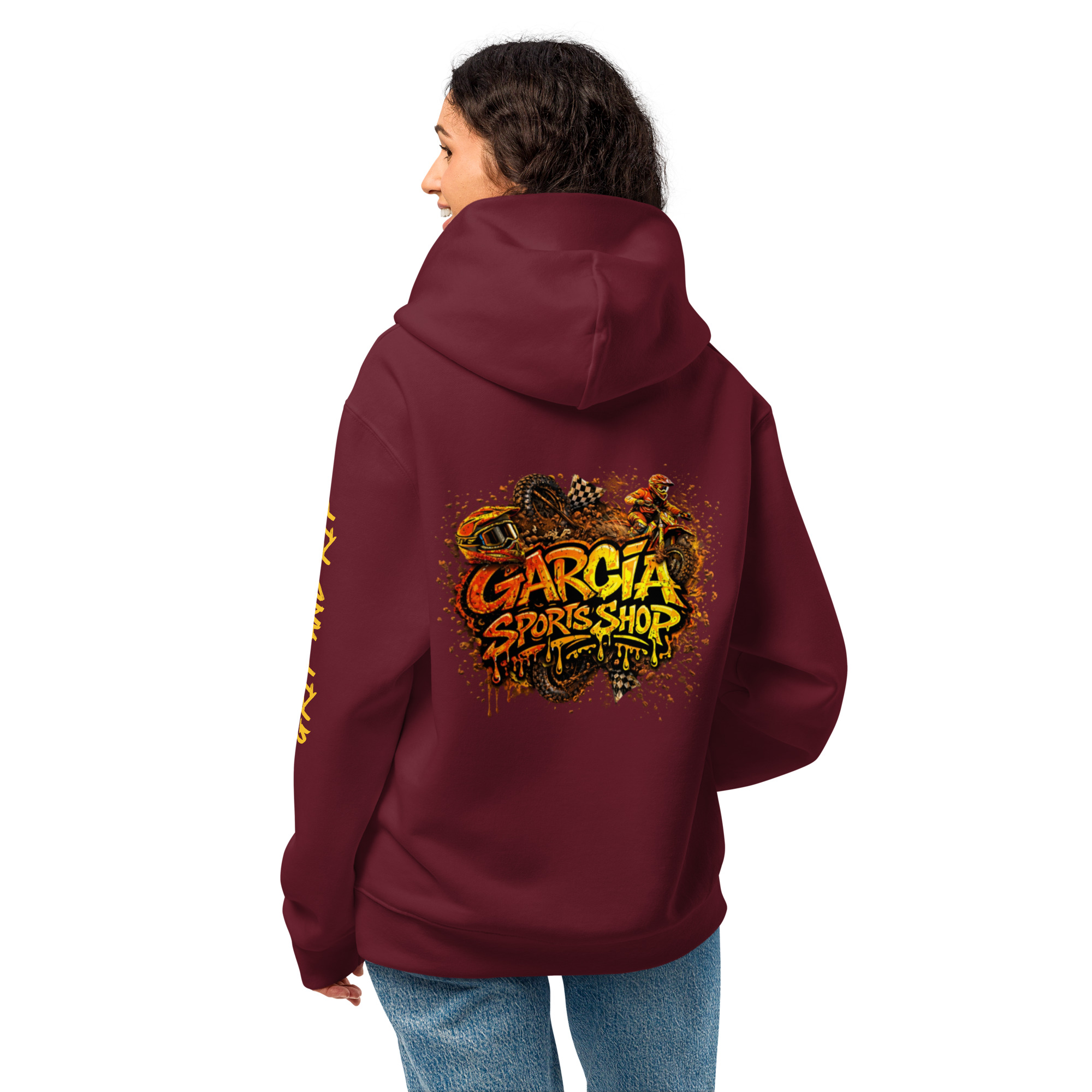 Garcia Sports Shop Motocross Heavyweight Hoodie - Image 6