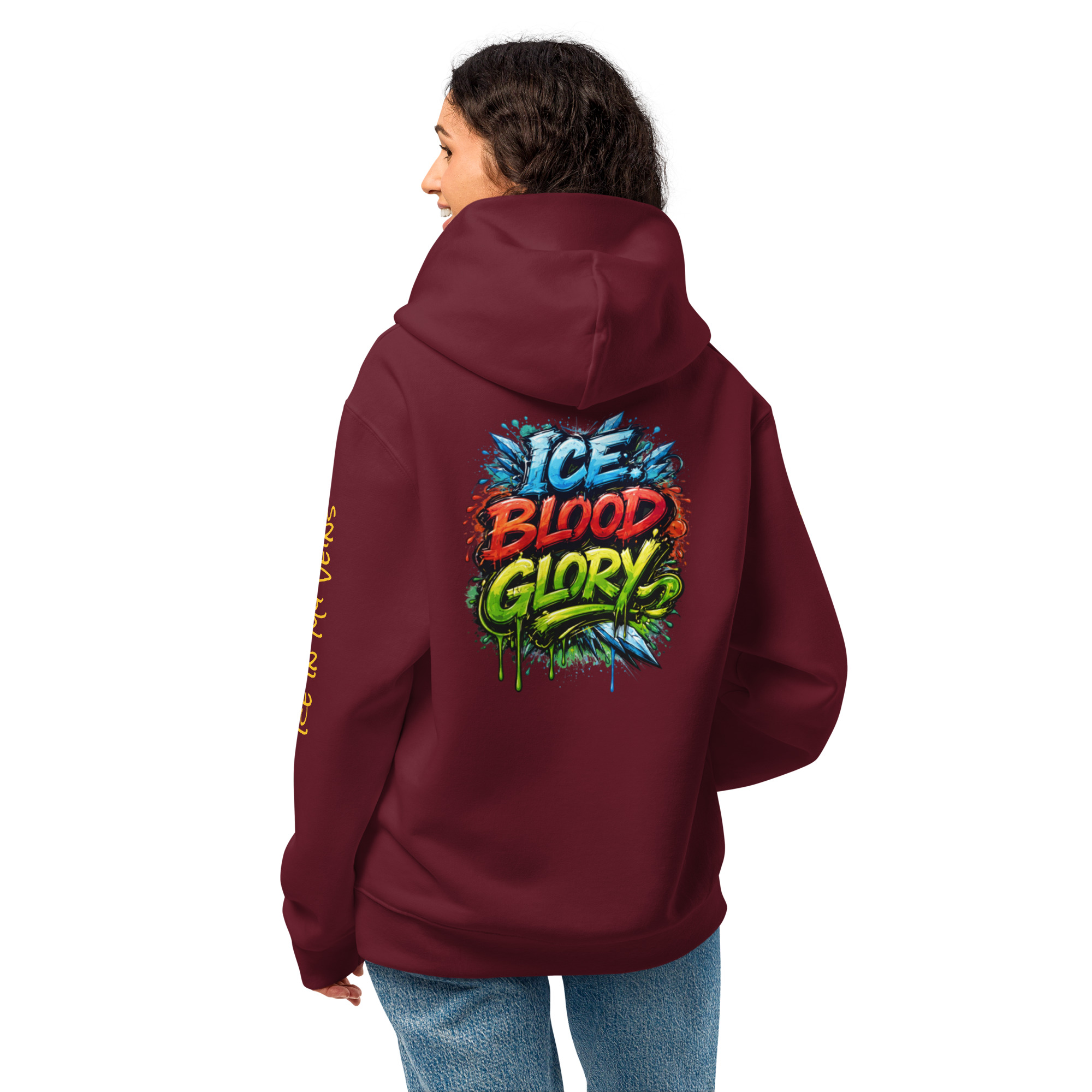 Garcia Sports Shop Hockey Logo Heavyweight Hoodie - Image 17