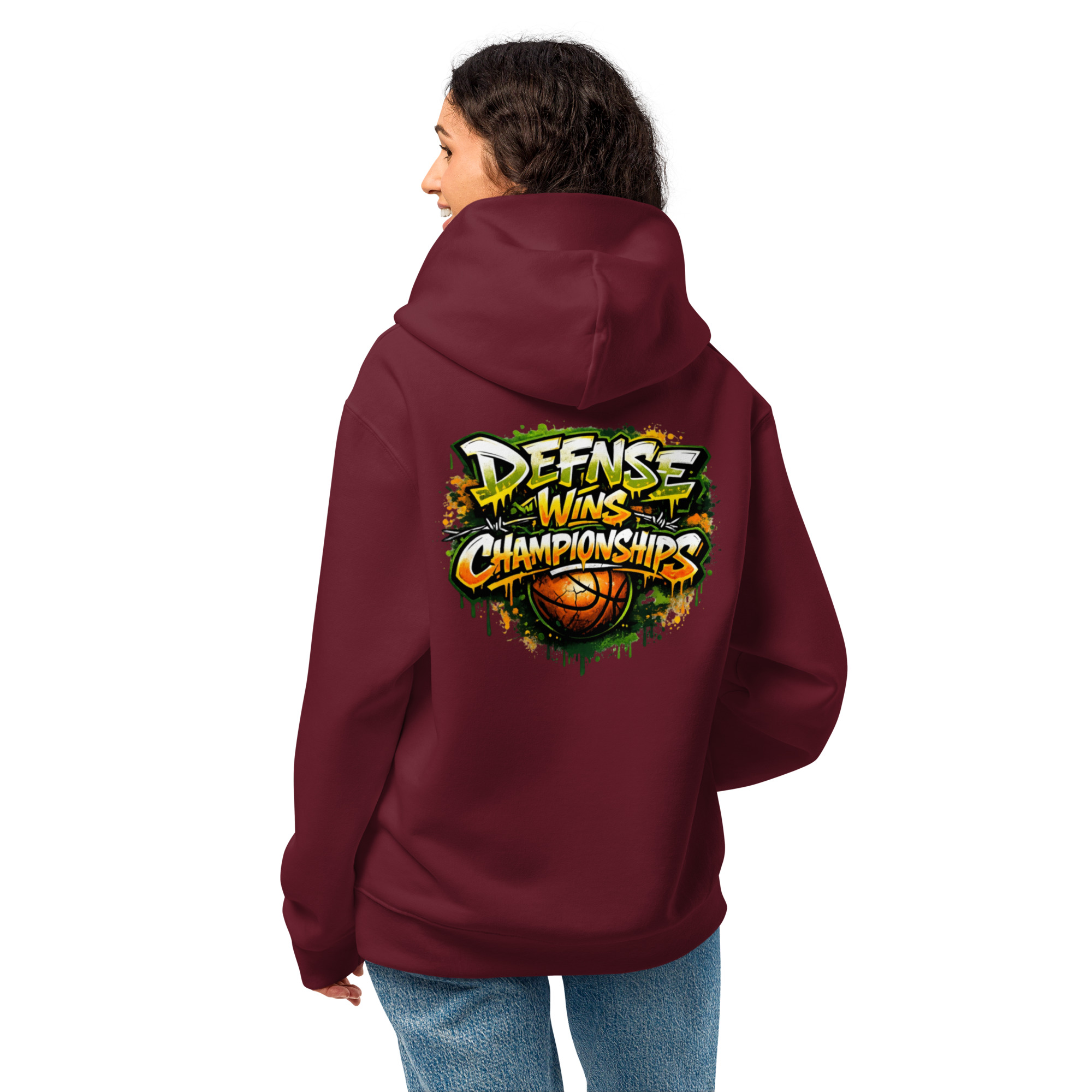 Garcia Sports Shop Basketball Logo Heavyweight Hoodie - Image 12