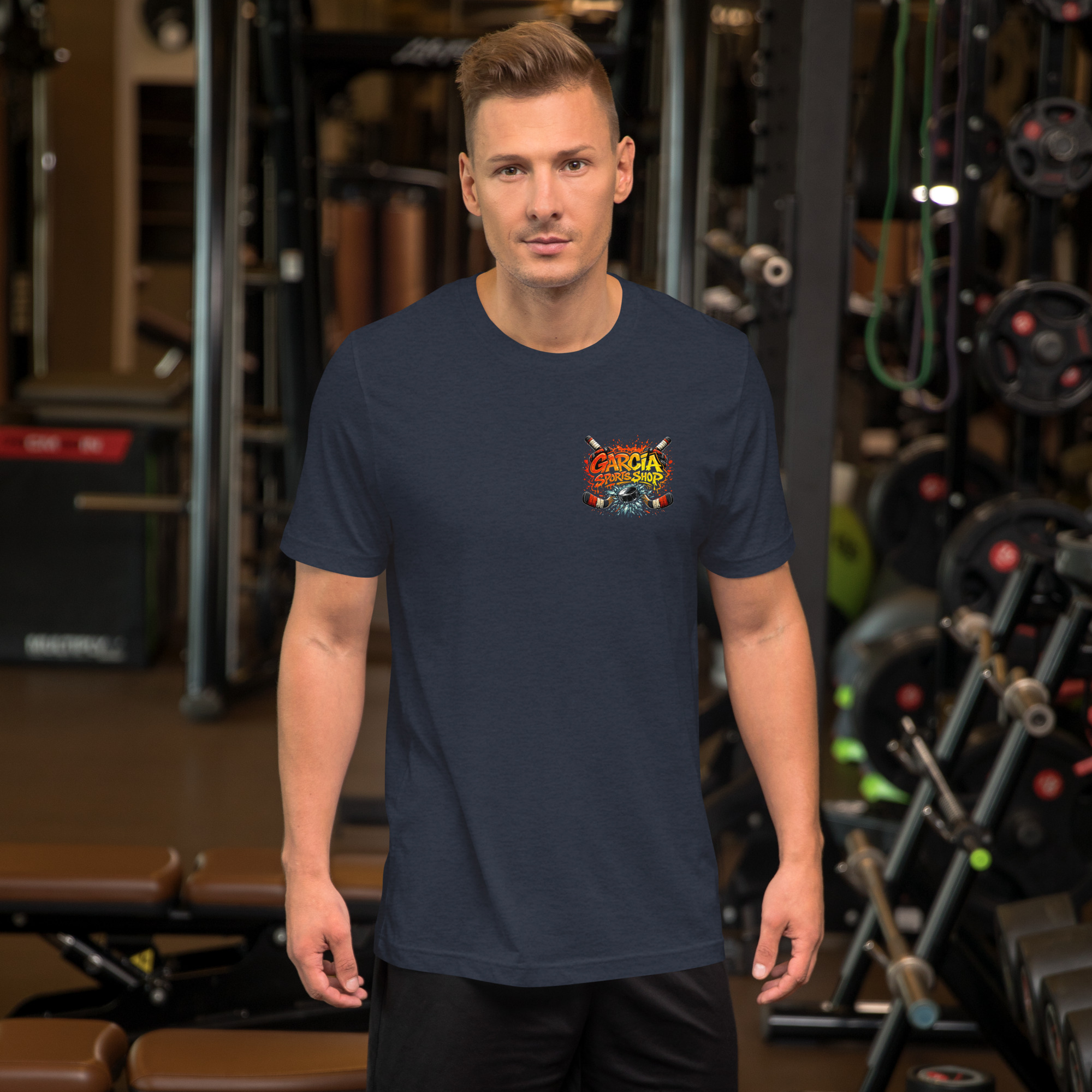 Garcia Sports Shop Hockey Logo Unisex T-Shirt - Image 7