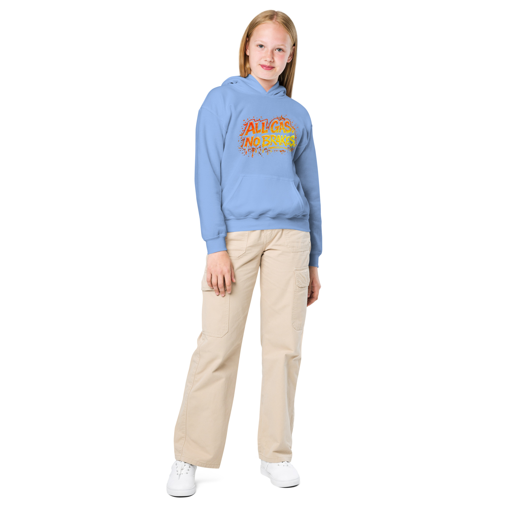Garcia Sports Shop Moto Merch Youth Hoodie - Image 8