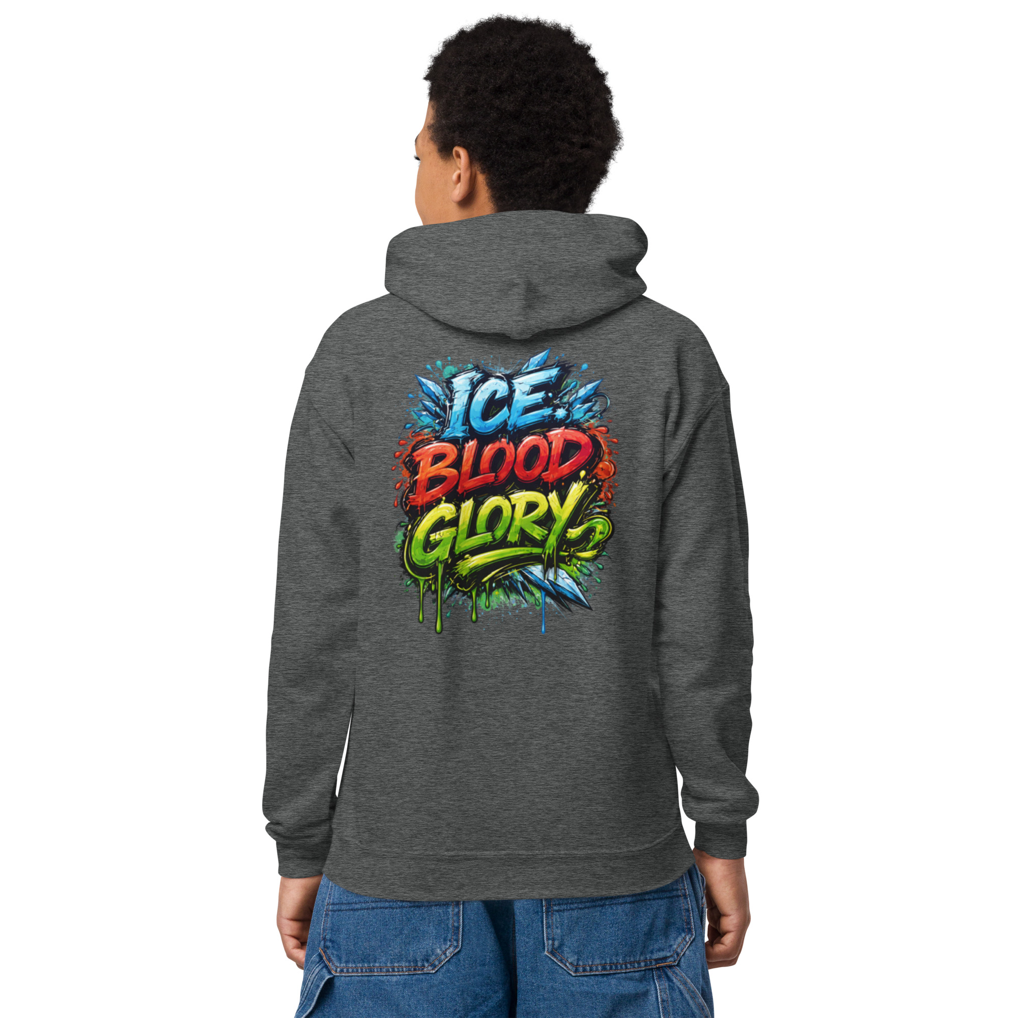 Garcia Sports Shop Hockey Logo Youth Hoodie - Image 8