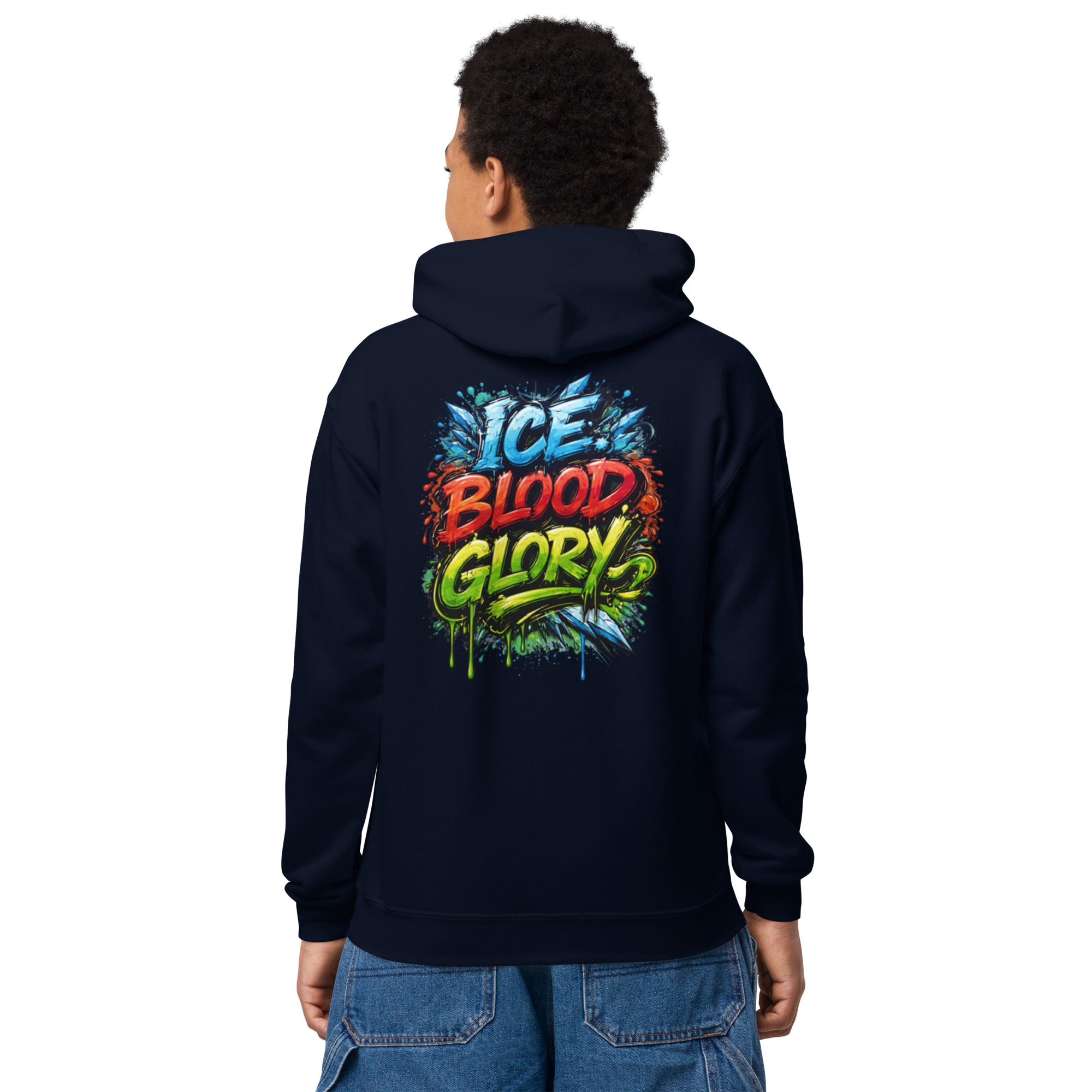Garcia Sports Shop Hockey Logo Youth Hoodie - Image 7