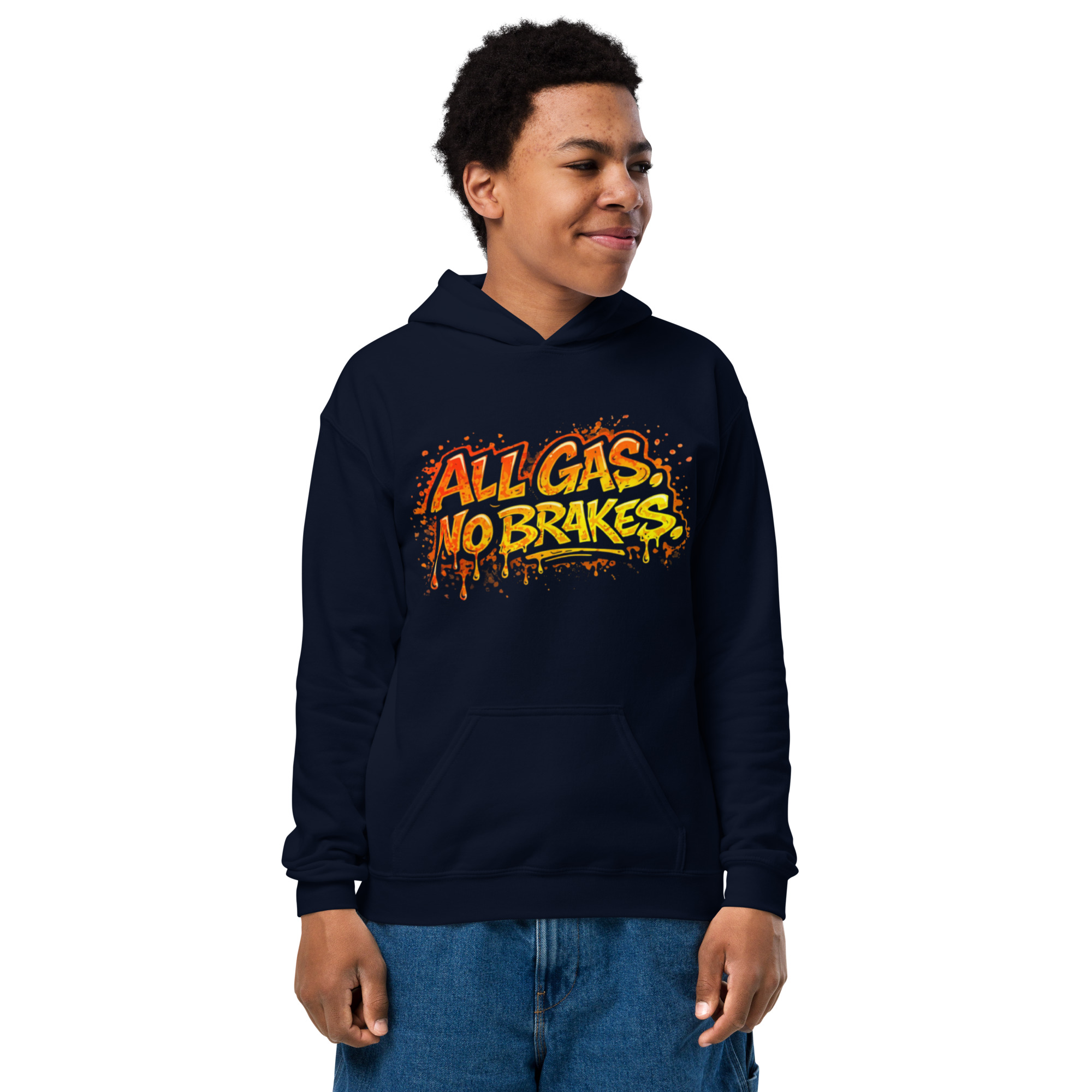 Garcia Sports Shop Moto Merch Youth Hoodie - Image 2