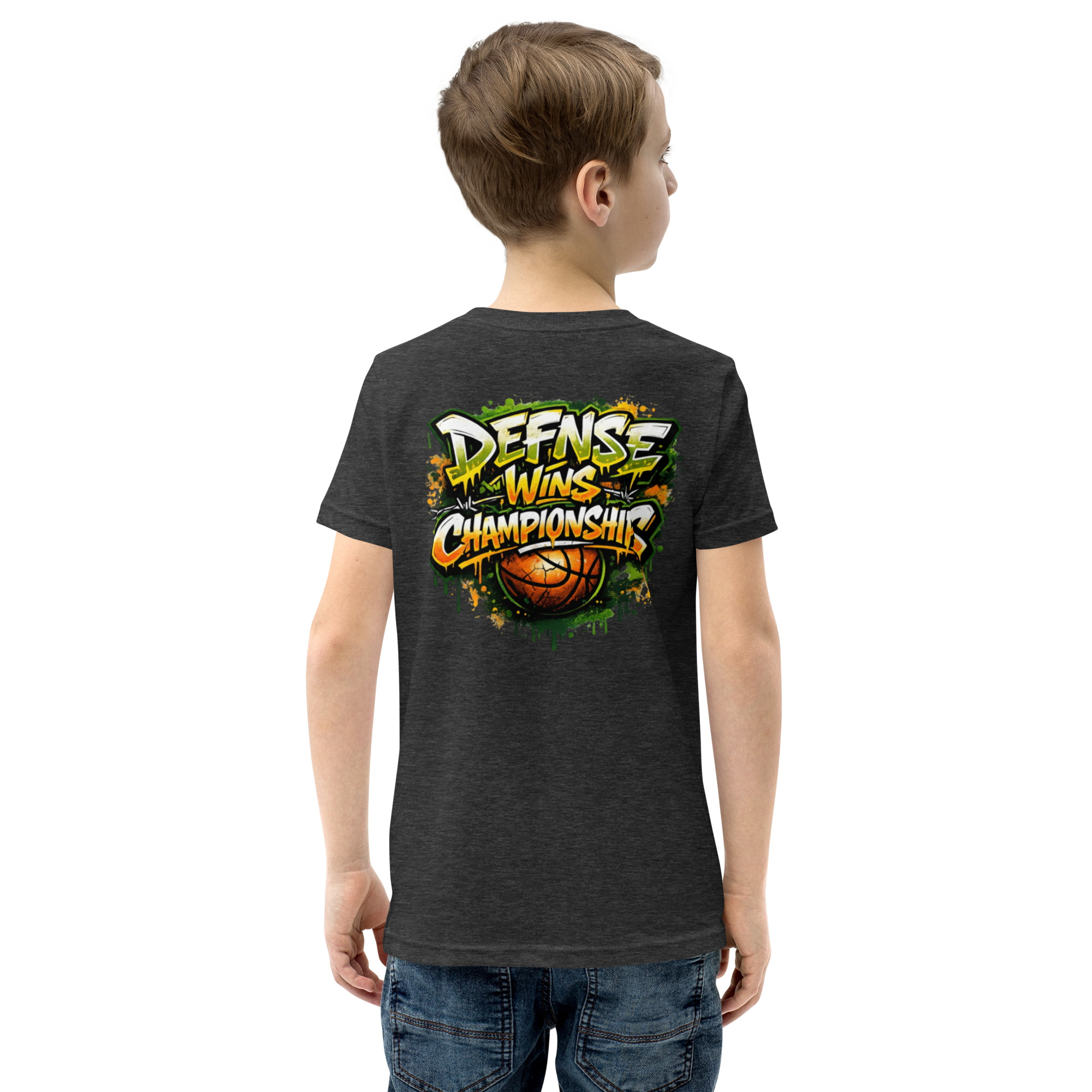Garcia Sports Shop Basketball Logo Youth T-Shirt - Image 11