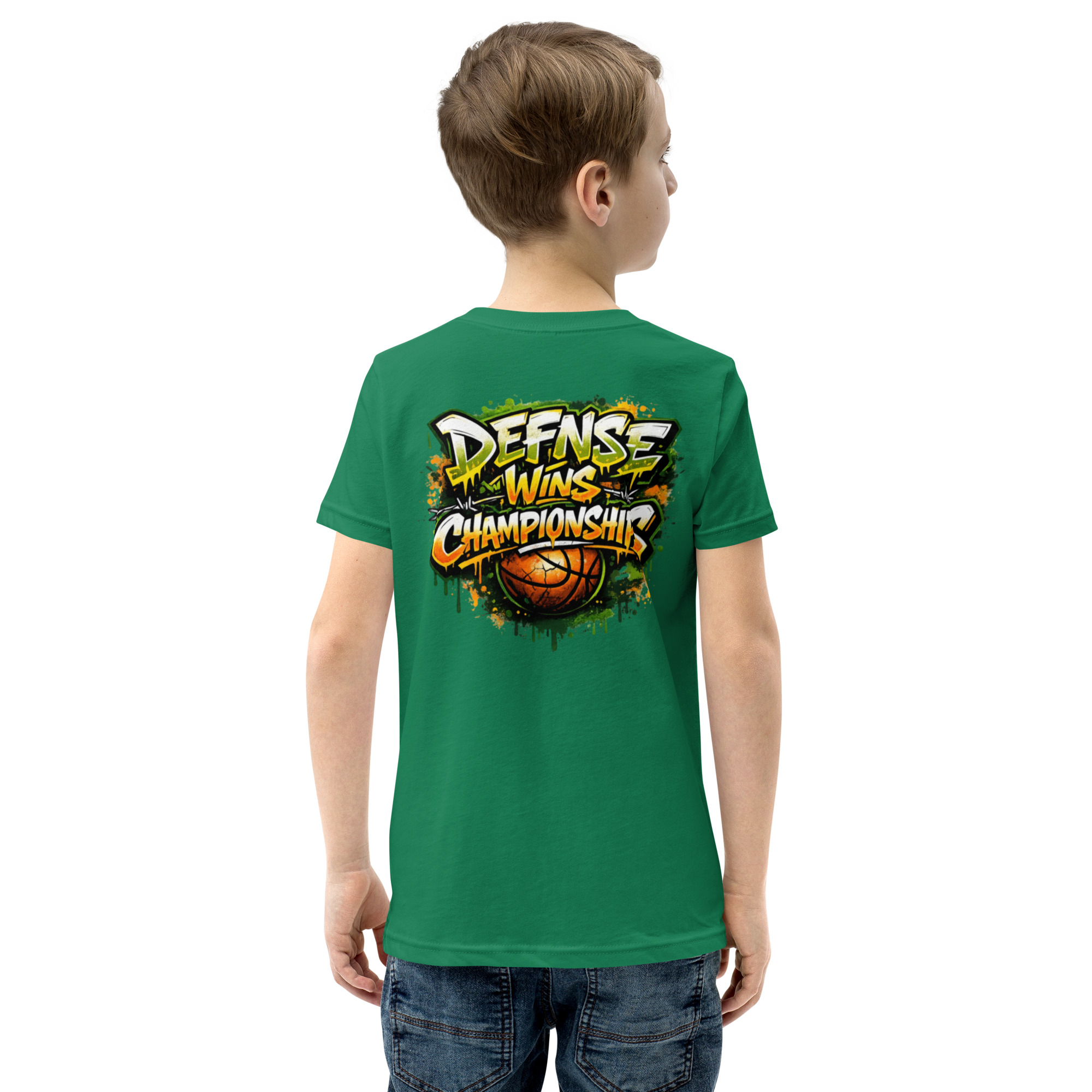 Garcia Sports Shop Basketball Logo Youth T-Shirt - Image 14