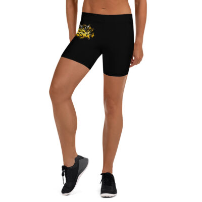 Fulton Sting Graffiti Logo Spandex Shorts