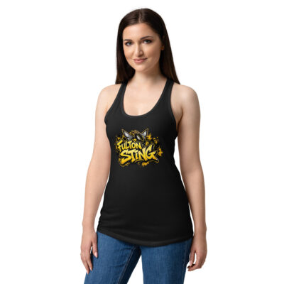 Women’s Fulton Sting Graffiti Logo Racerback Tank Top