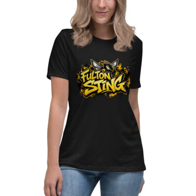 Women's Fulton Sting Graffiti Logo T-Shirt