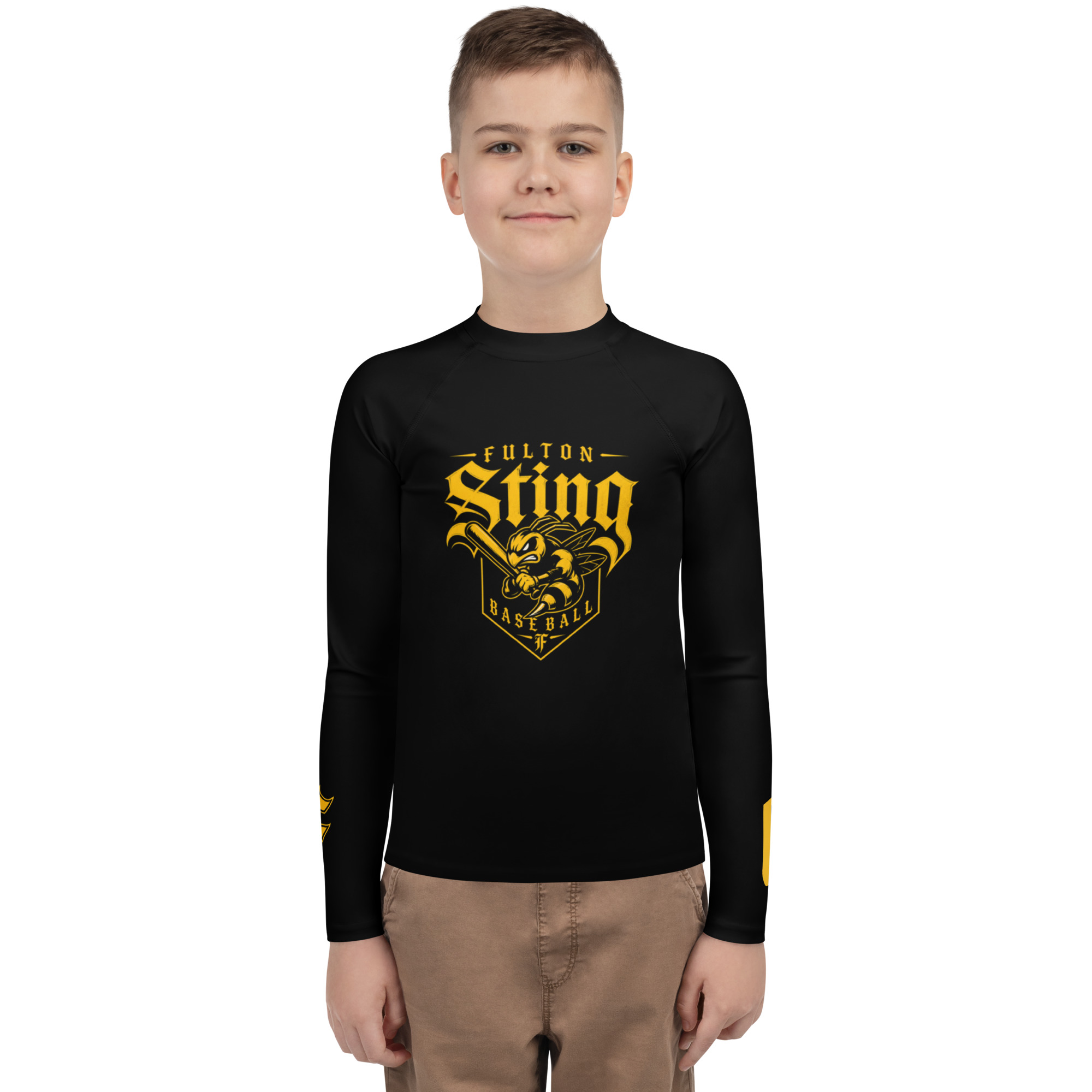 Sting Baseball McLeod #0 Long Sleeve Dri-Fit Shirt (Youth) - Image 2