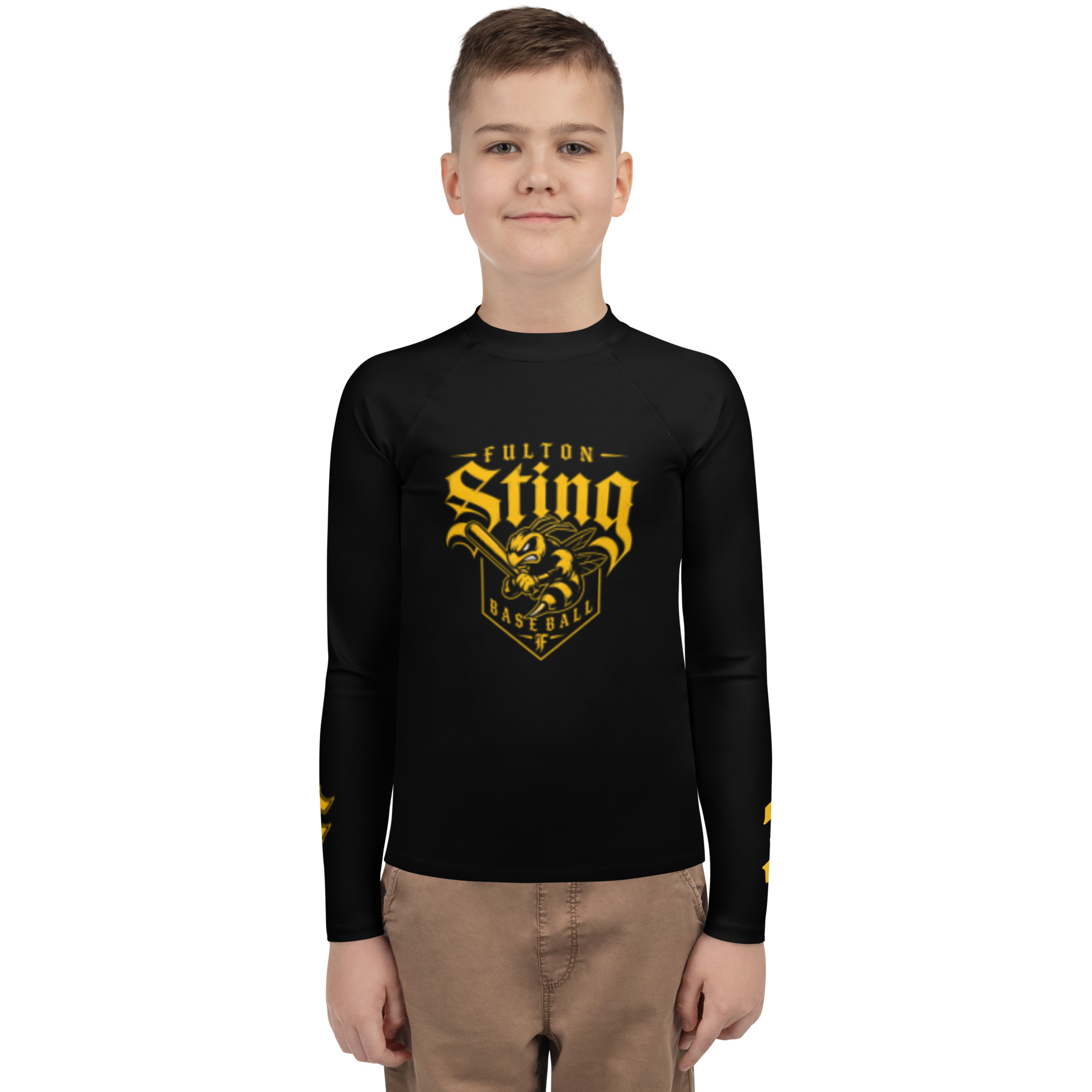 Sting Baseball Milius #3 Long Sleeve Dri-Fit Shirt (Youth) - Image 3