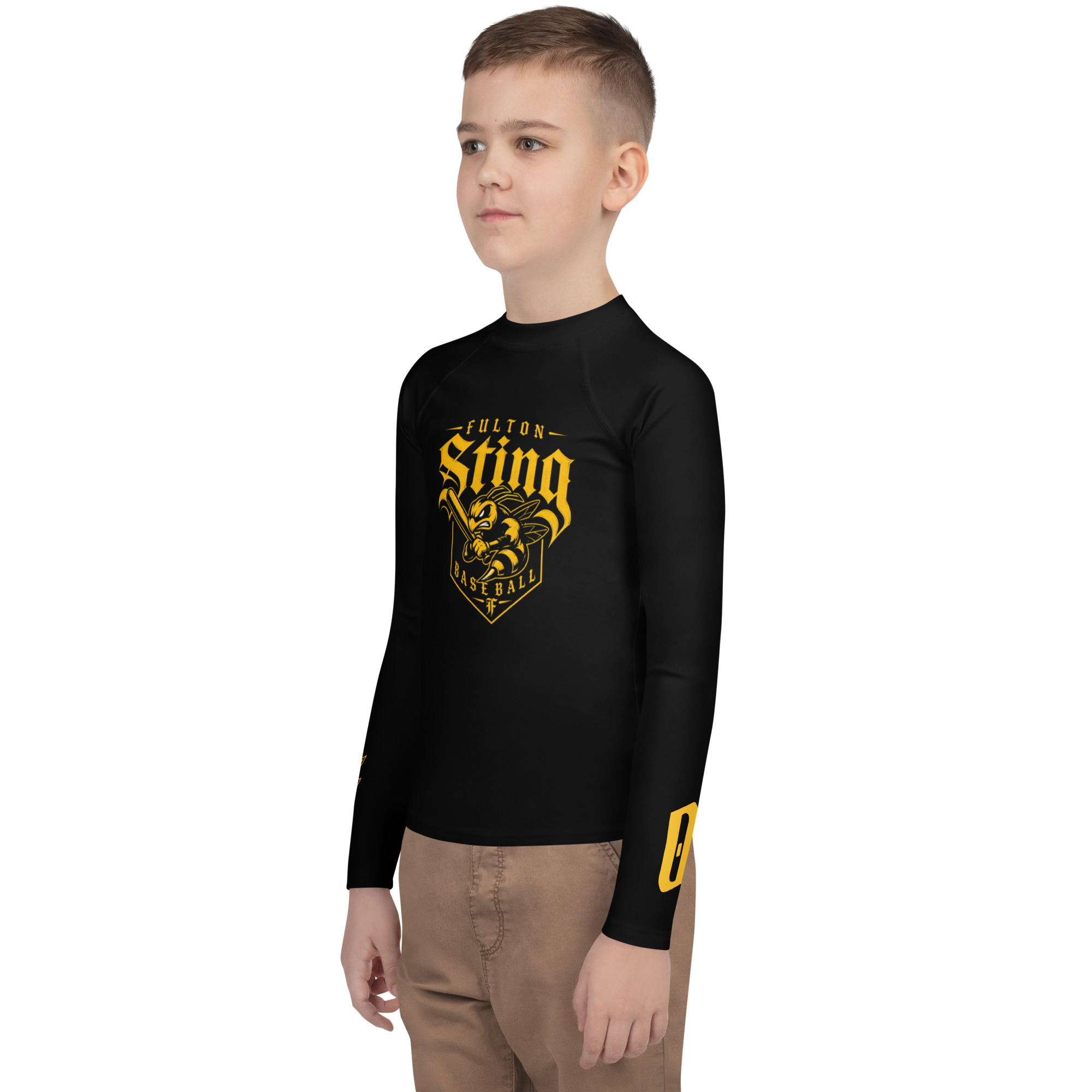 Sting Baseball McLeod #0 Long Sleeve Dri-Fit Shirt (Youth) - Image 3