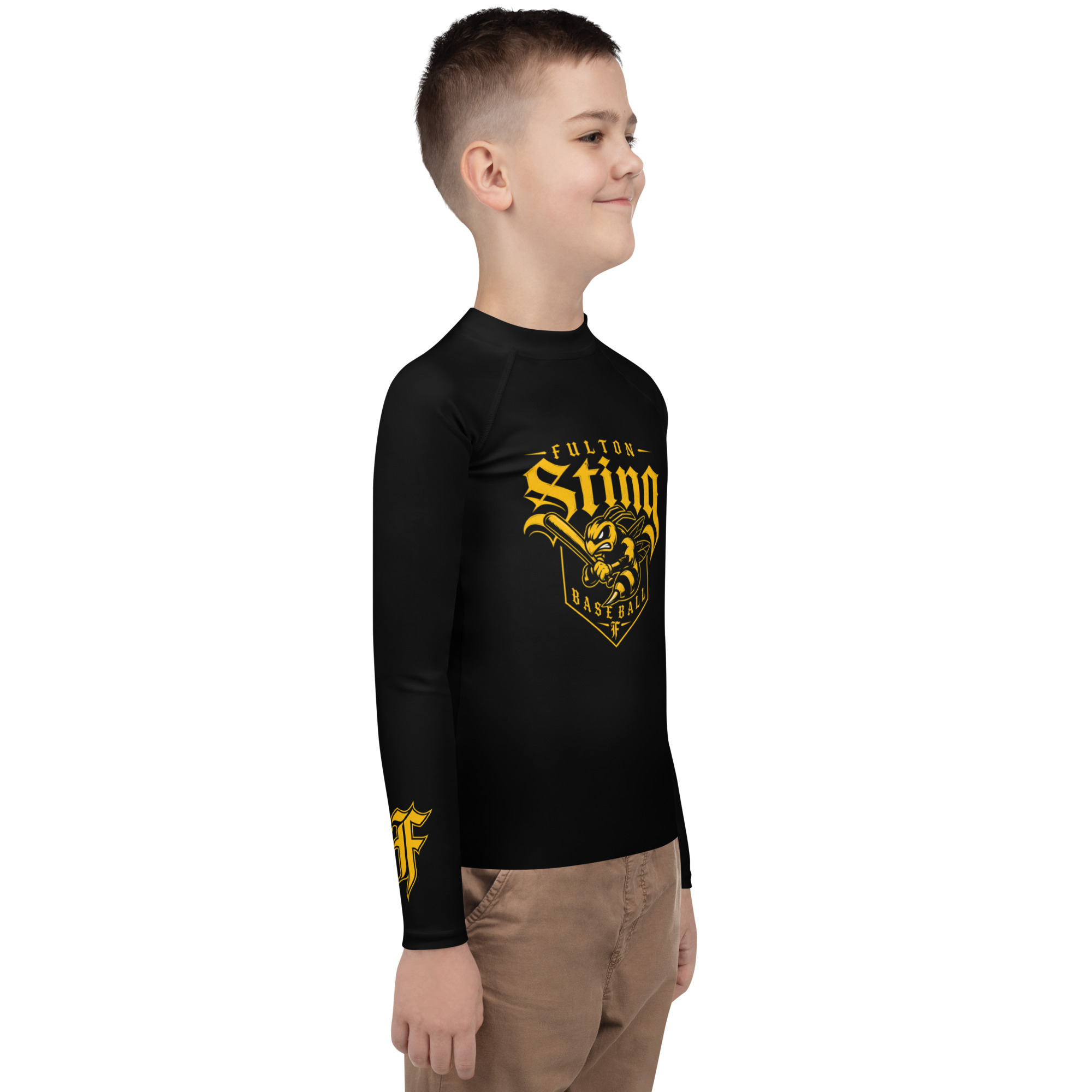 Sting Baseball McLeod #0 Long Sleeve Dri-Fit Shirt (Youth) - Image 4