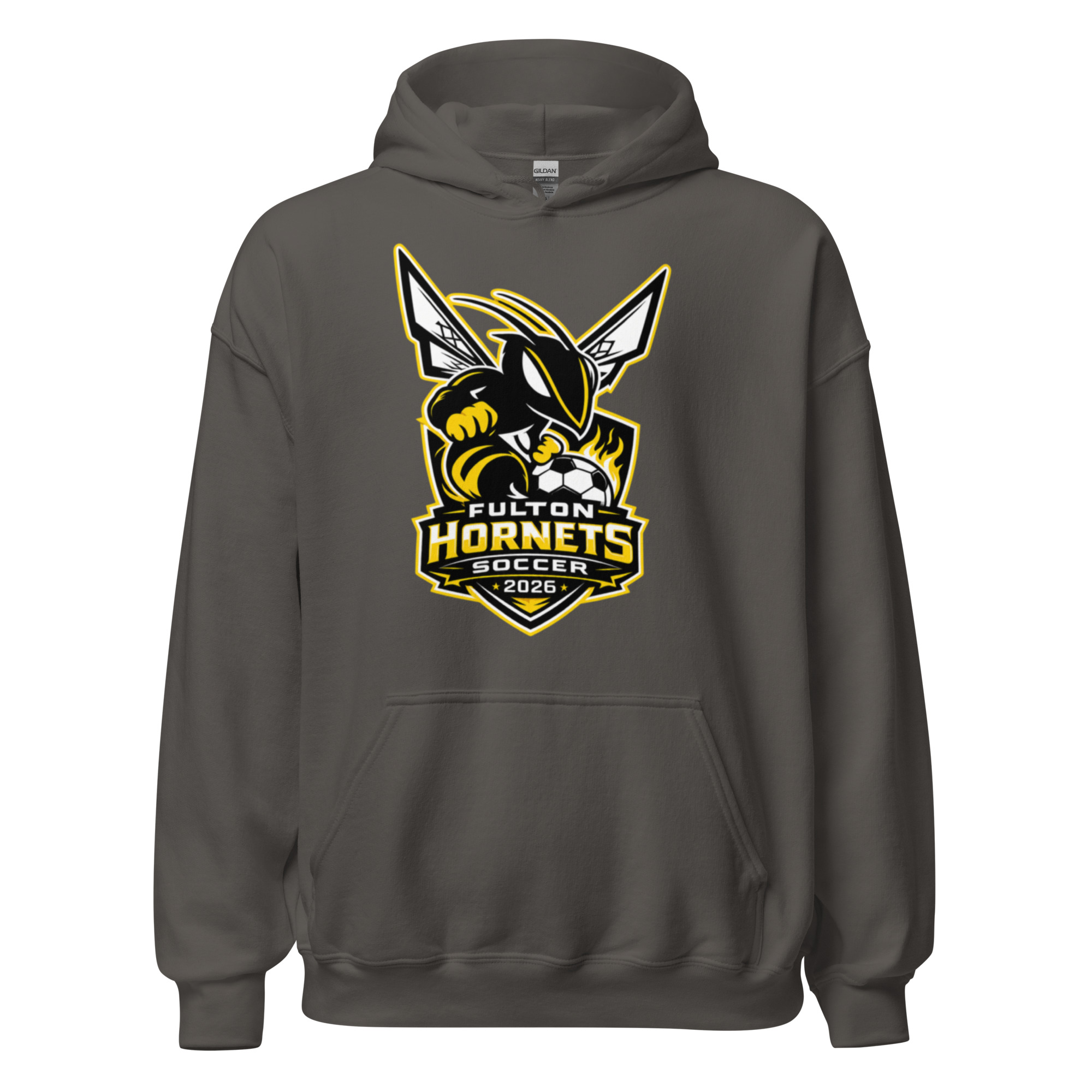 Fulton Hornets Soccer 2026 Hoodie - Image 2