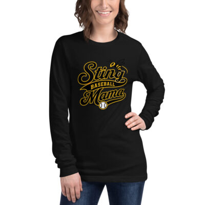 Sting Baseball Mama Long Sleeve Tee