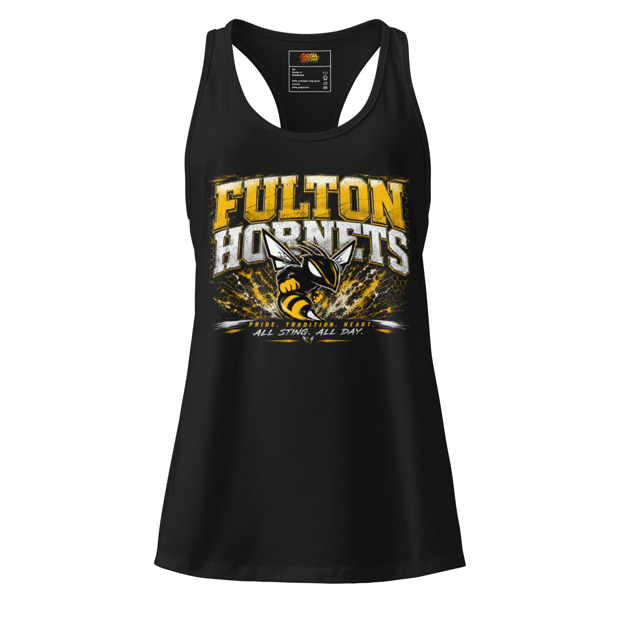 Hornets Design 1 Women's Racerback Tank Top