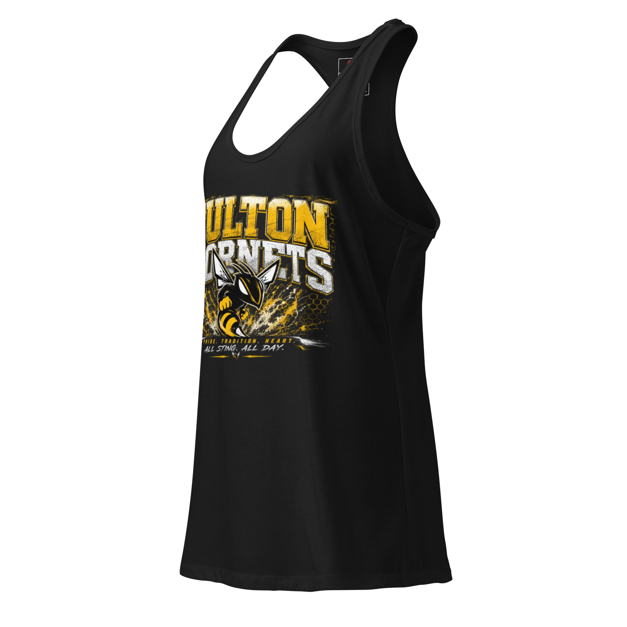 Hornets Design 1 Women's Racerback Tank Top - Image 10