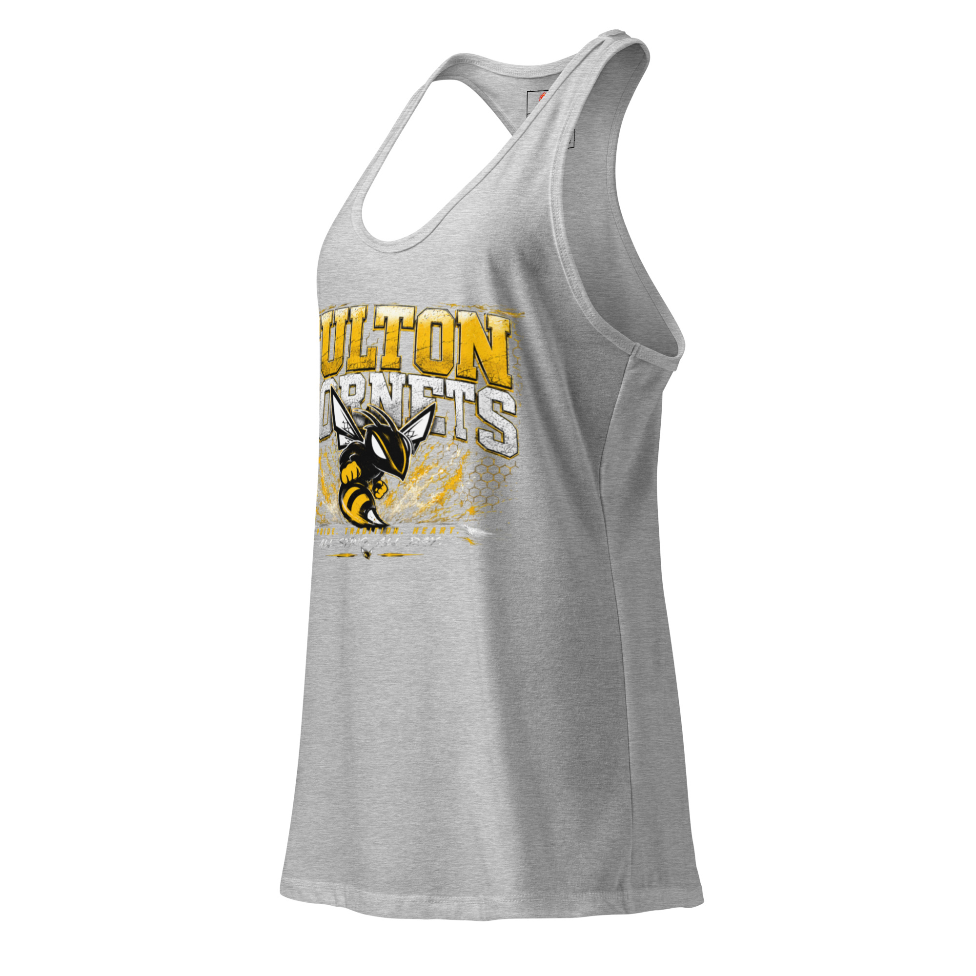 Hornets Design 1 Women's Racerback Tank Top - Image 12
