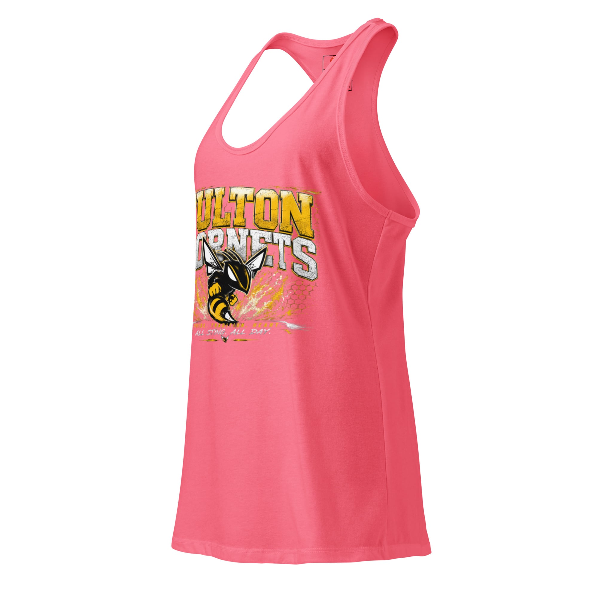 Hornets Design 1 Women's Racerback Tank Top - Image 11
