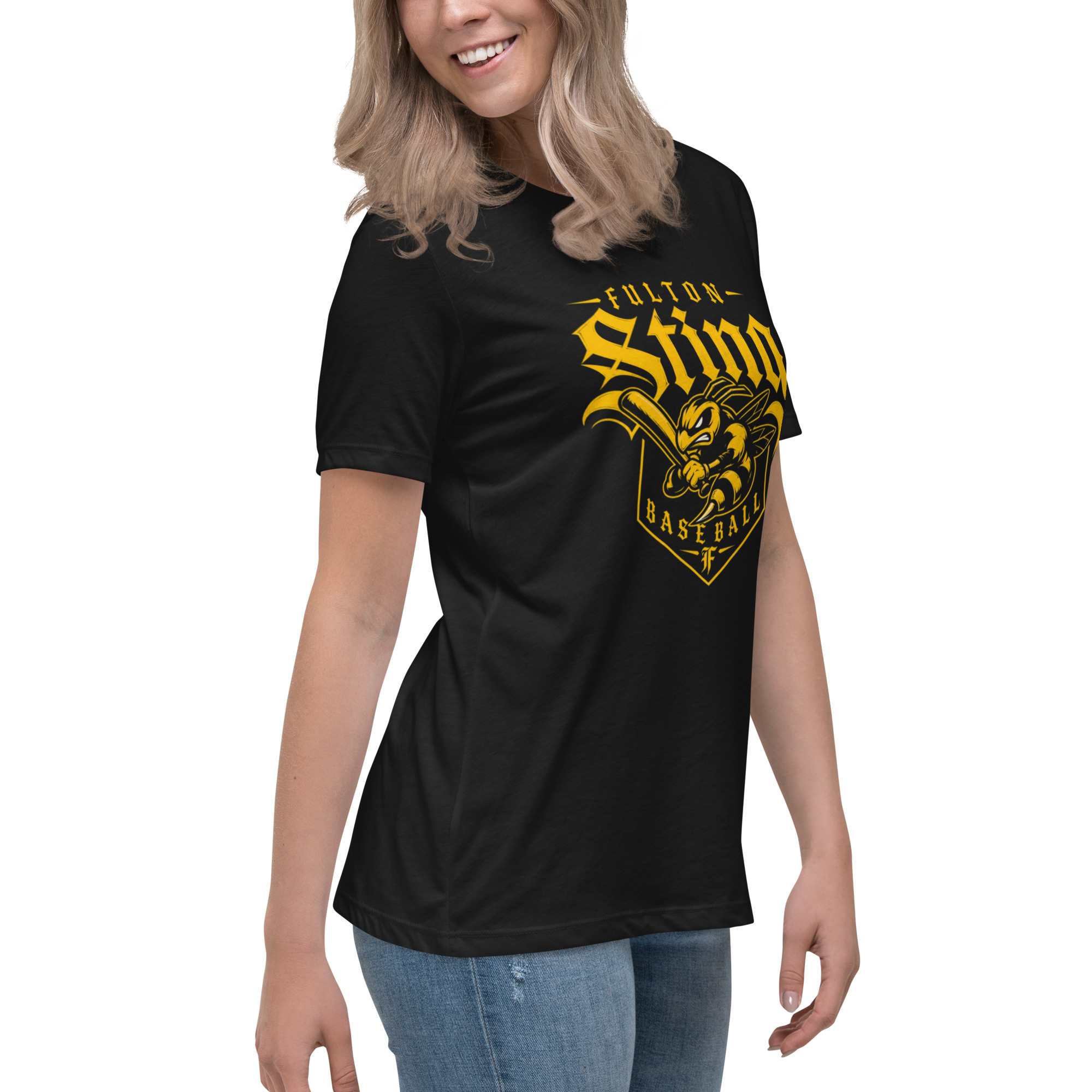 Sting Baseball Women's T-Shirt - Image 10