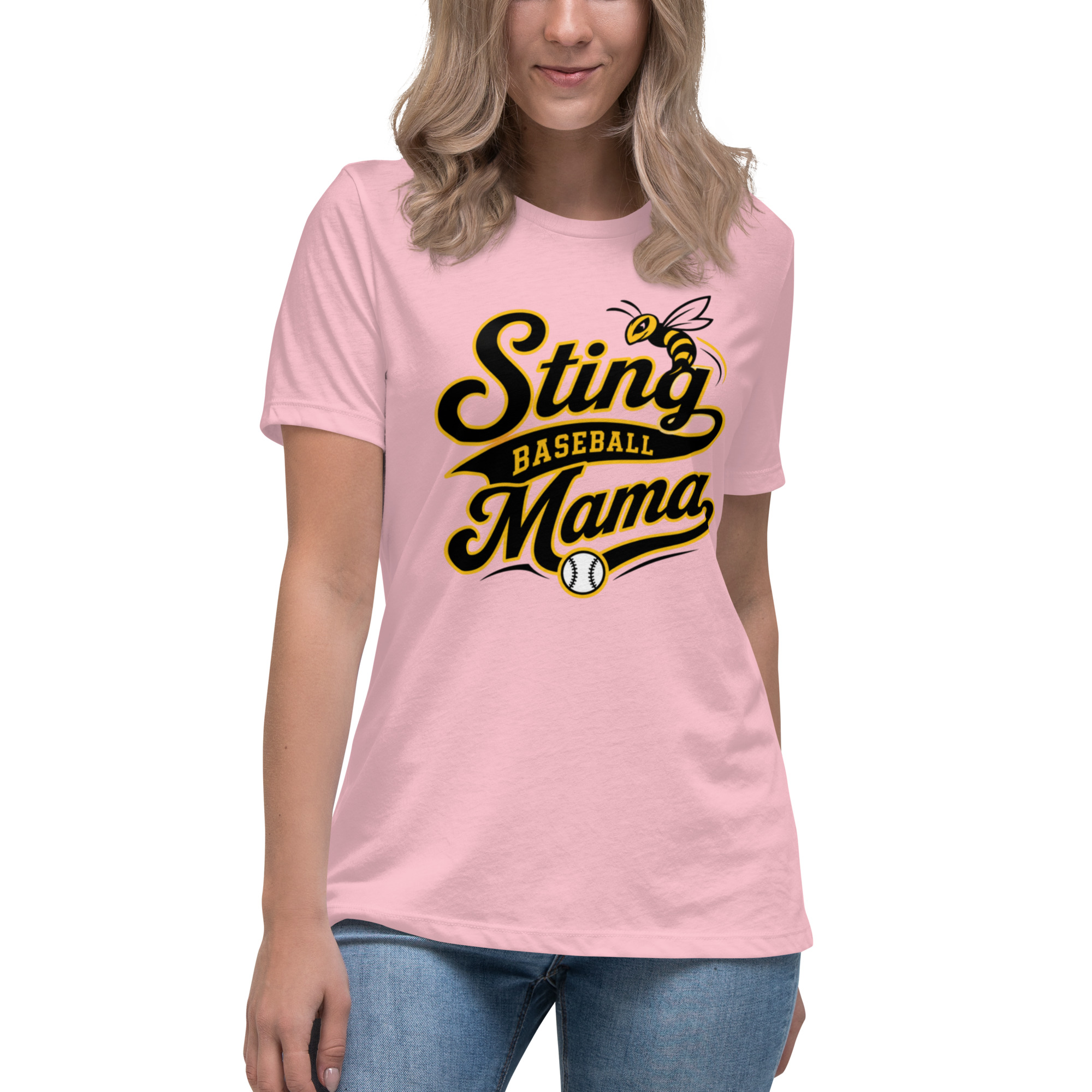 Sting Baseball Mama T-Shirt - Image 2