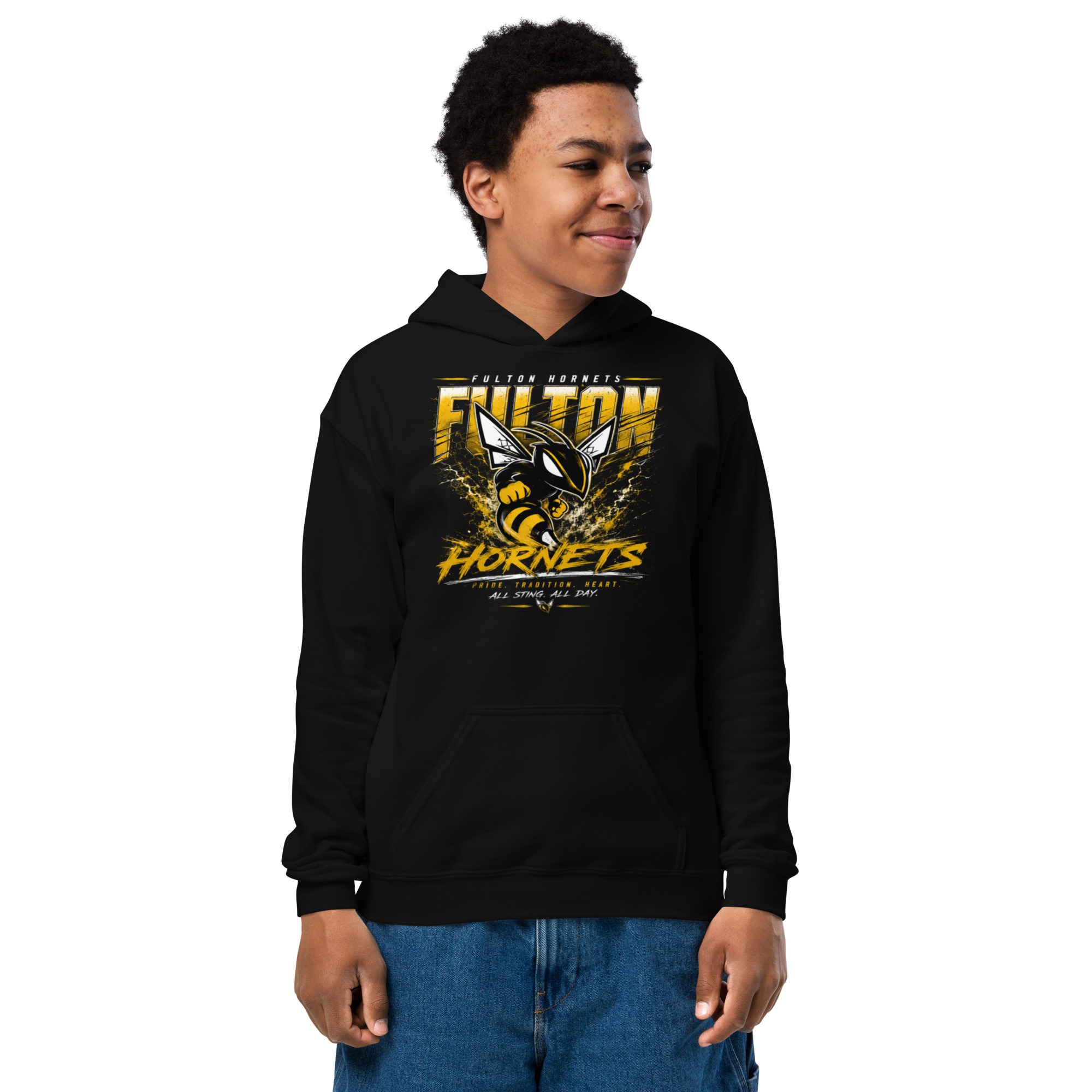 Hornets Design 2 Hoodie (Youth) - Image 2