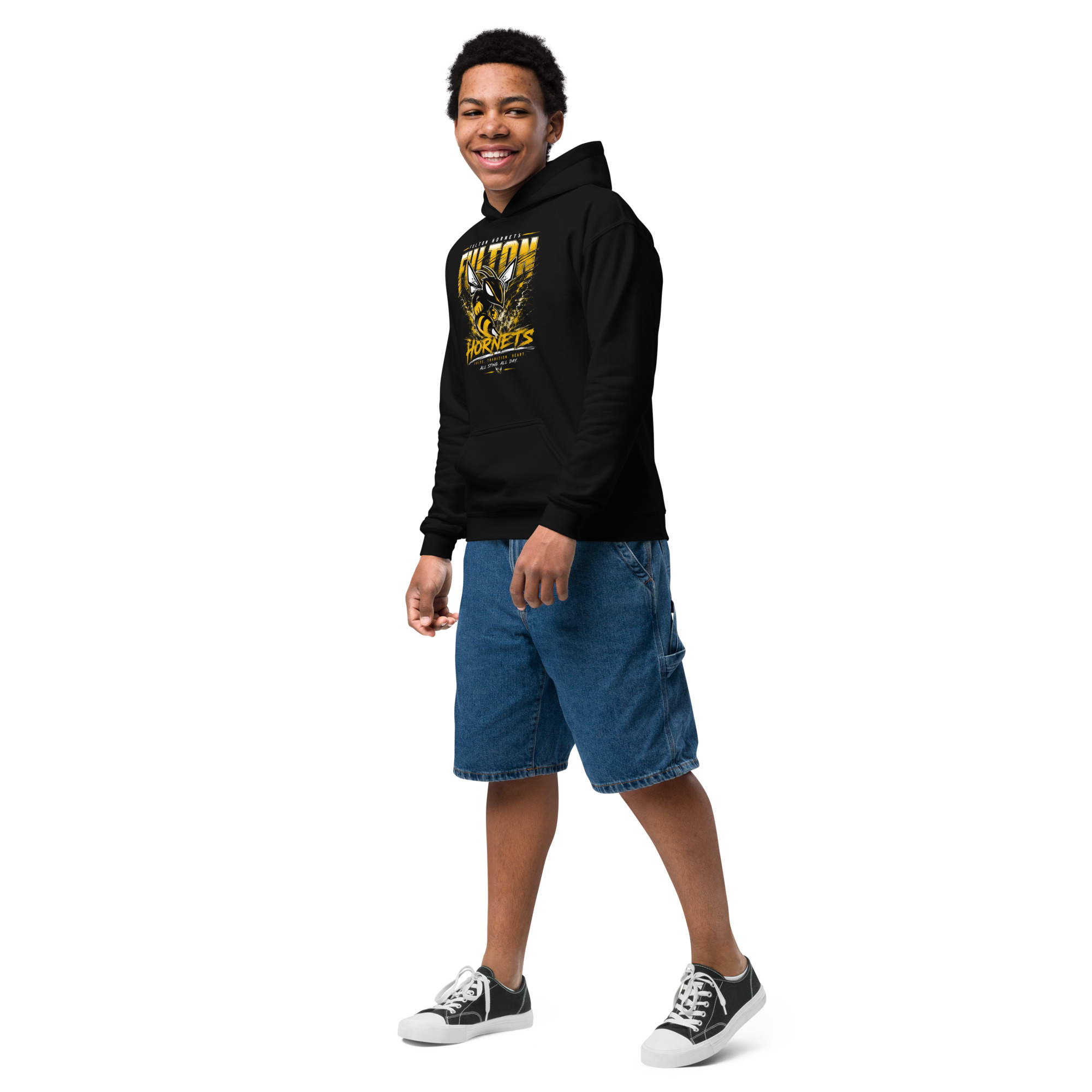 Hornets Design 2 Hoodie (Youth) - Image 5