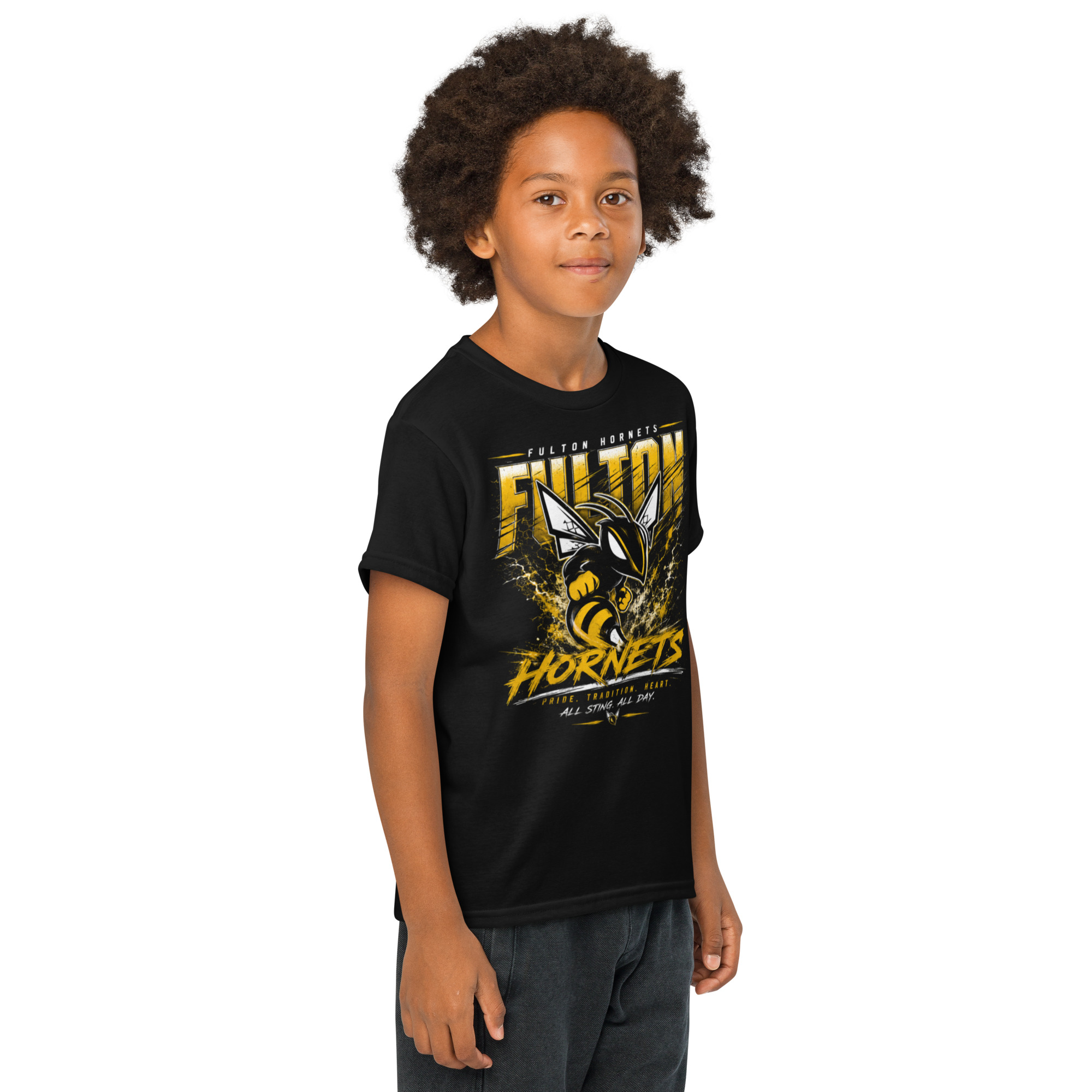Hornets Design 2 T-Shirt (Youth) - Image 6