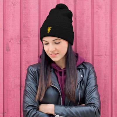 Fulton Hornets "F" Beanie w/Pom